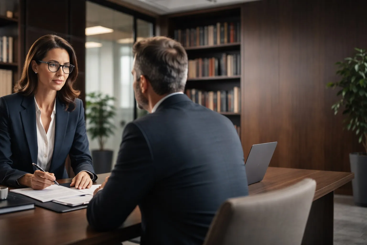 Persönliches Beratungsgespräch zur GmbH-Rechtsschutzversicherung in Düsseldorf